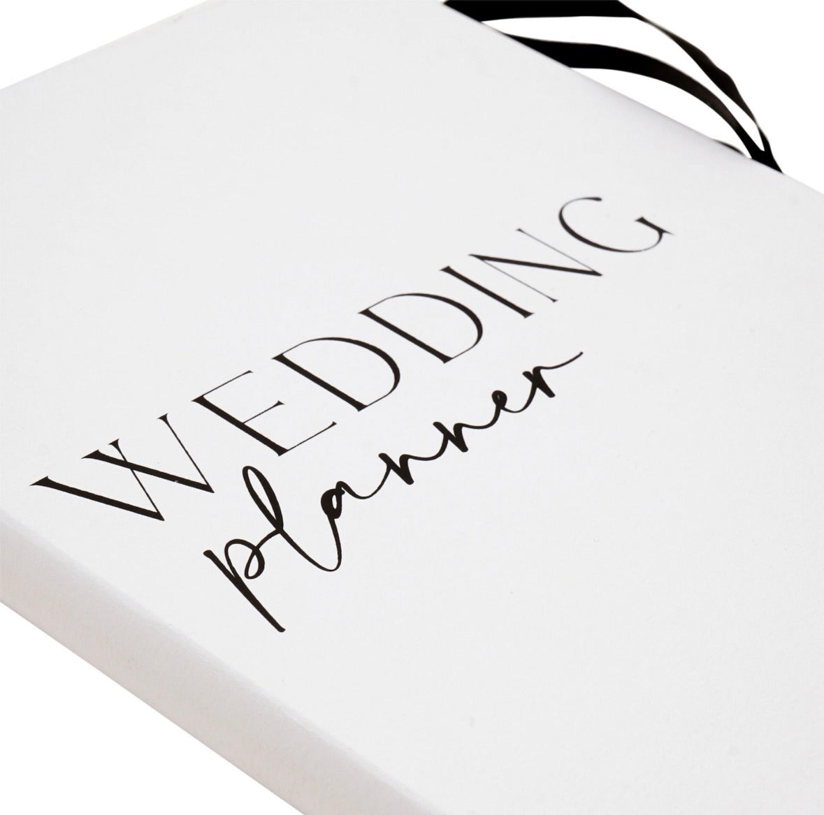 Elegant linnen trouwplanner met reliëfstructuur – onmisbaar voor aanstaande bruidsparen