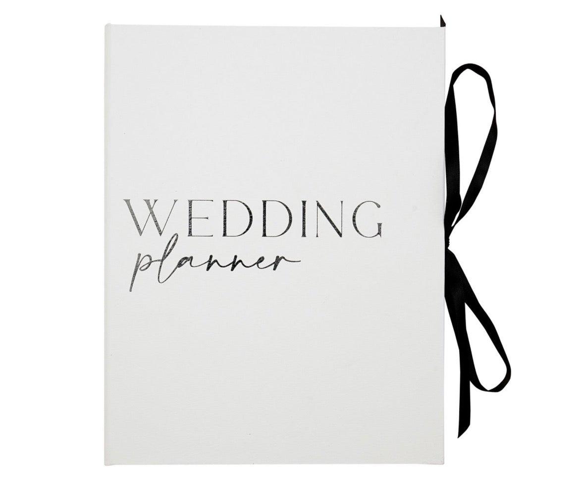 Luxe huwelijksplanner van AMORE met overzichtelijke indeling voor gastenlijst, budget en ceremonies