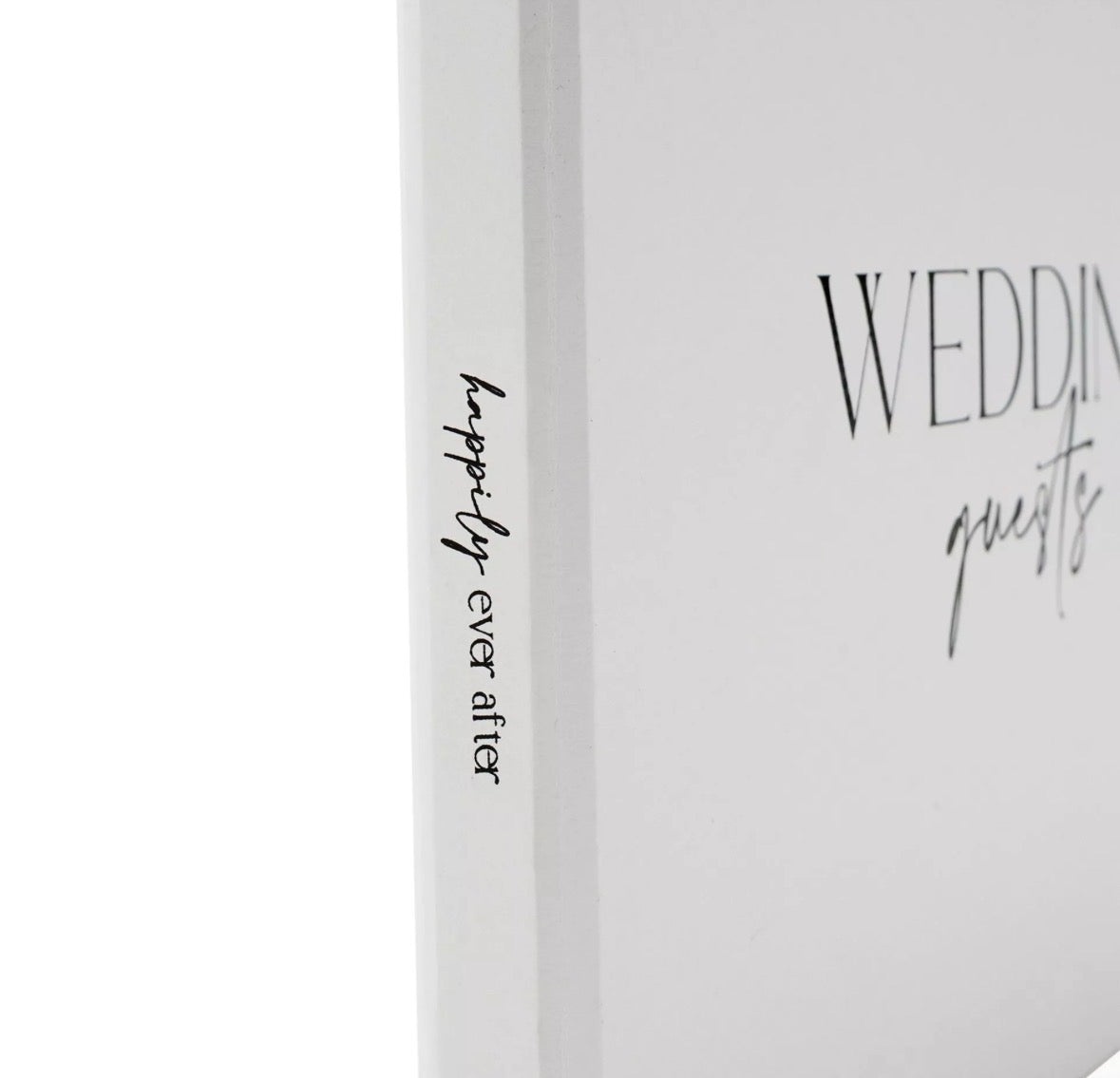 Tijdloos en elegant trouwgastenboek van AMORE – ideaal voor cadeautafel of ontvangsttafel