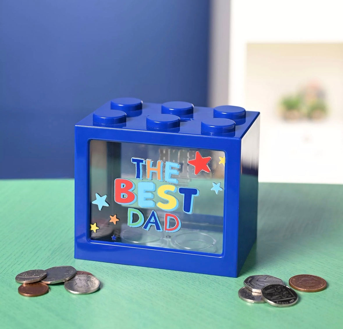 Bouwsteen Spaarpot - The Best Dad