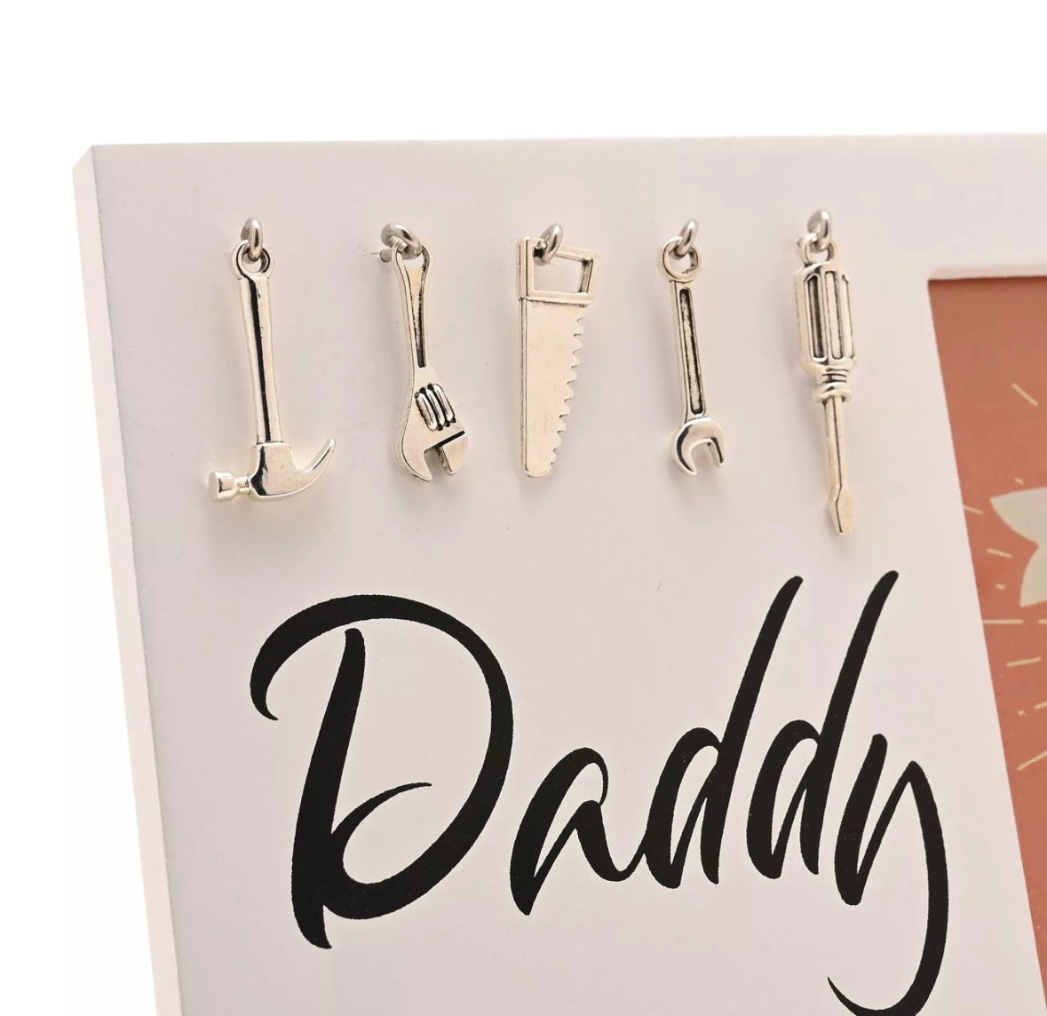 Decoratieve fotolijst voor papa met quote Daddy Can Fix Anything als cadeau voor verjaardag of speciale gelegenheid