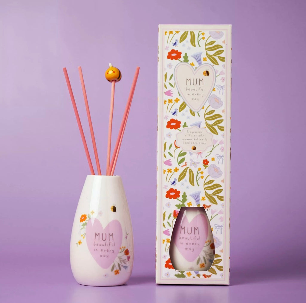 Love Life keramieken geurdiffuser Mum met geurstokjes – cadeau voor mama