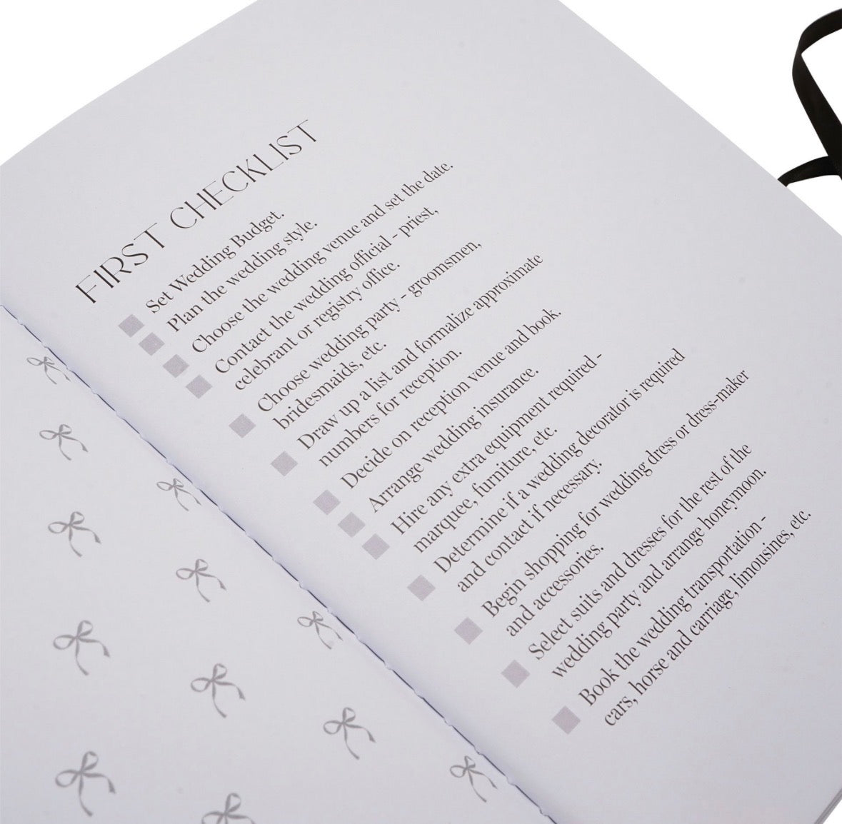 Huwelijksplanner van AMORE met luxe design – ideaal voor georganiseerde bruiloftplanning