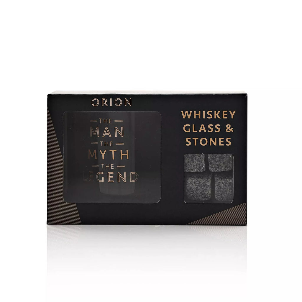 HOTCHPOTCH ORION WHISKEY GLASS & STONES - THE LEGEND